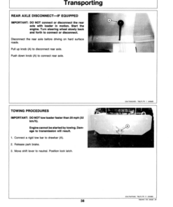 Alternative view of John Deere 444D Loaders Operator's Manuals (OMT81881)