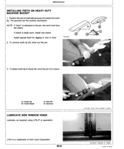 Alternative view of John Deere 310C Backhoes Operator's Manuals (OMT83190)