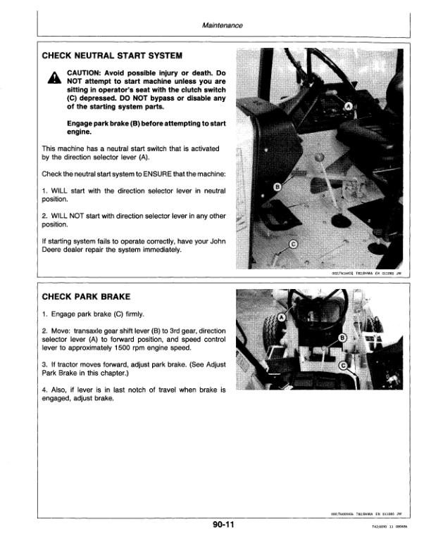 John Deere 310C Backhoes Operator's Manuals (OMT83190) - Image 3