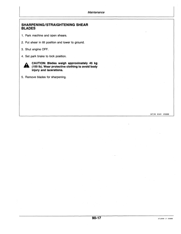 John Deere 643 Wheeled Feller Bunchers Operator's Manuals (OMT84415) - Image 3