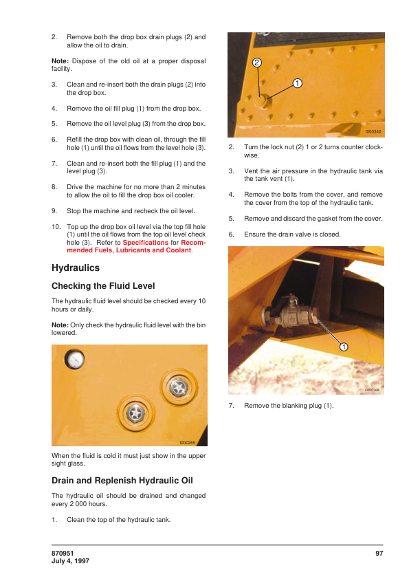 John Deere B40B Articulated Dump Trucks Operator's Manuals (OMT870951 MK II) - Image 3