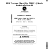 John Deere 9RX Tractors (700221-) (North American) Operator's Manual (OMTA21820)
