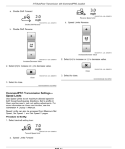 Alternative view of John Deere 7R Tractors (Serial No. 130001-) European Edition G2 Operator's Manual (OMTA28689)