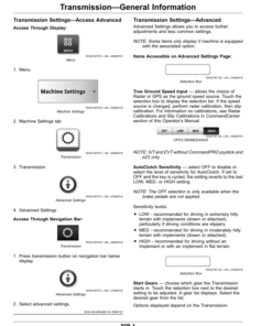 Alternative view of John Deere 8RX Tractors (806001-) (North America H2) Operator's Manual (OMTA28861)