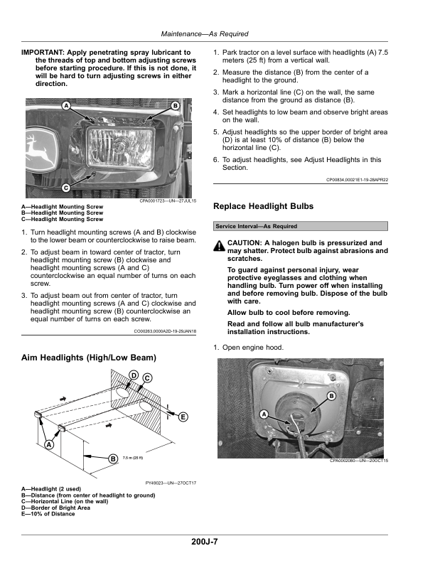 John Deere 6B Series Tractors (OOS) Operator's Manual (OMTA30319) - Image 2