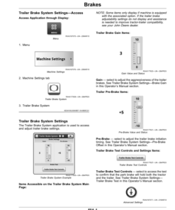 Alternative view of John Deere 7R Tractors G3 (135001-) (European Edition) Operator's Manual (OMTA30584)