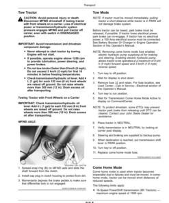 Alternative view of John Deere 8RX Tractors (808001-) H3 (North American) Operator's Manual (OMTA30627)
