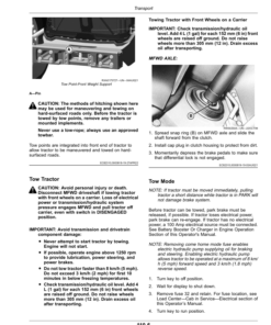 Alternative view of John Deere 8RX Tractors (808001-) (Export Edition) Operator's Manual (OMTA30795)