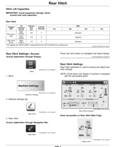 Alternative view of John Deere 8RX Tractors G3 (808001-) (European Edition) Operator's Manual (OMTA30796)