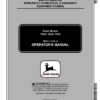 John Deere 1420, 1435 & 1445 Front Mower (010001-) Operator's Manual (OMTCU13565)