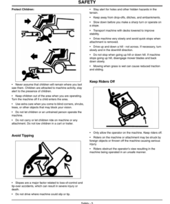 Alternative view of John Deere 1435 & 1445 Front Mower (010001-) Operator's Manual (OMTCU13566)