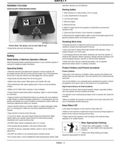 Alternative view of John Deere Spiker Attachment For 1200A Bunker Rake Operator's Manual (OMTCU14187)