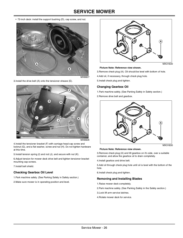 John Deere Mower Decks for Front Mount Mowers 60, 62, 72-inch (North America) (010001-) Operator's Manual (OMTCU14438E) - Image 2