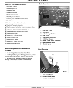 Alternative view of John Deere 3215B - Turf System I 3225B & 3235B - Turf System II Lightweight Fairway Mowers Export Edtion (010001-030000) Operator's Manual (OMTCU14443)