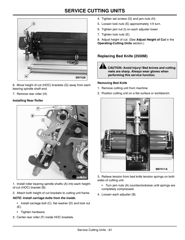 John Deere 3215B Turf System I 3225B & 3235B Turf System II Lightweight Fairway Mowers North America (010001-030000) Operator's Manual (OMTCU14444) - Image 3