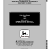 John Deere 1600, 1620 Wide Area Mower (North America) (010001-) Operator's Manual (OMTCU14531E)