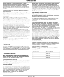 Alternative view of John Deere 1600, 1620 Wide Area Mower (North America) (010001-) Operator's Manual (OMTCU14531E)