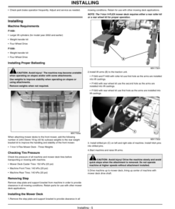Alternative view of John Deere V-Flex Deck 7-Iron (010001-) Operator's Manual (OMTCU16057)
