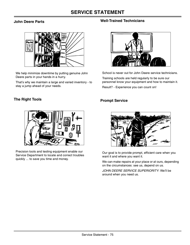 John Deere 1600 Wide Area Turbo Mowers Export Edition (010001-030000) Operator's Manual (OMTCU16074) - Image 2