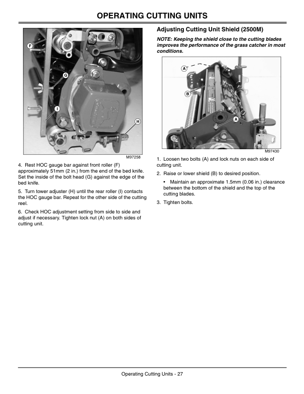 John Deere 3215B - Turf System I (030001- ) 3225B & 3235B - Turf System II (020001- ) Lightweight Fairway Mowers Export Edition Operator's Manual (OMTCU16382) - Image 2