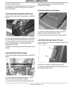 Alternative view of John Deere 1435, 1445, 1545 & 1565 Front Mowers Operator's Manual (OMTCU17462)