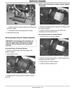 Alternative view of John Deere 647A, 657A, 667A Quik Trak Mowers Operator's Manual (OMTCU18173)
