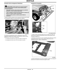 Alternative view of John Deere HD200 & HD300 Sprayer Attachment North America HD200 (035101-050000) HD300 (010001-025000) Operator's Manual (OMTCU19468)