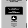 John Deere 60, 62, 72 In. Mower Decks for 1400/1500 Series Front Mowers Operator's Manual (OMTCU19612)