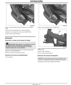 Alternative view of John Deere 14-Bushel Rear Bagger, Powerflow Operator's Manual (OMTCU19977)