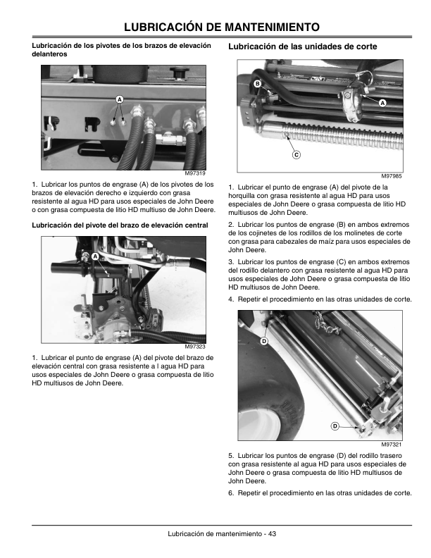 John Deere 2500A Professional Greens Mower North America (030001-) Operator's Manual (OMTCU21258) - Image 2