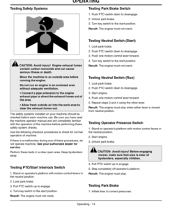 Alternative view of John Deere 647A, 657A, 667A Quik Trak Mowers (030001-) Operator's Manual (OMTCU21287)