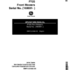 John Deere F725 Front Mowers (North American) Operator's Manual (OMTCU21864)