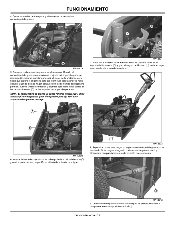 John Deere 22B Greensmower Trailer Operator's Manual (OMTCU27387) - Image 2