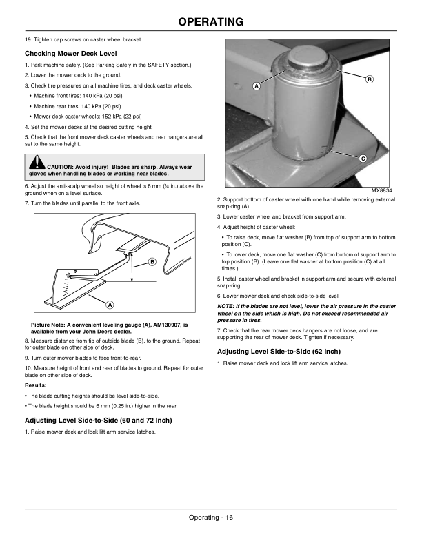 John Deere 60, 62, 72 Inch Front Mower Operator's Manual (OMTCU27909) - Image 2