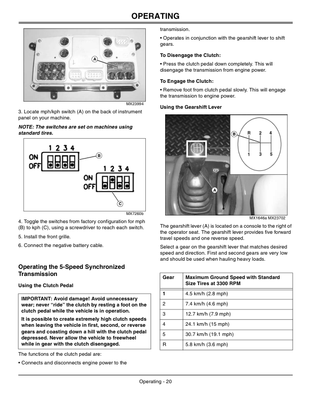 John Deere 2030A ProGator Export Edition (045001-050000) Operator's Manual (OMTCU27974) - Image 2