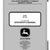 John Deere 60 Inch Blade (North America) (080001-) Operator's Manual (OMTCU28183E)