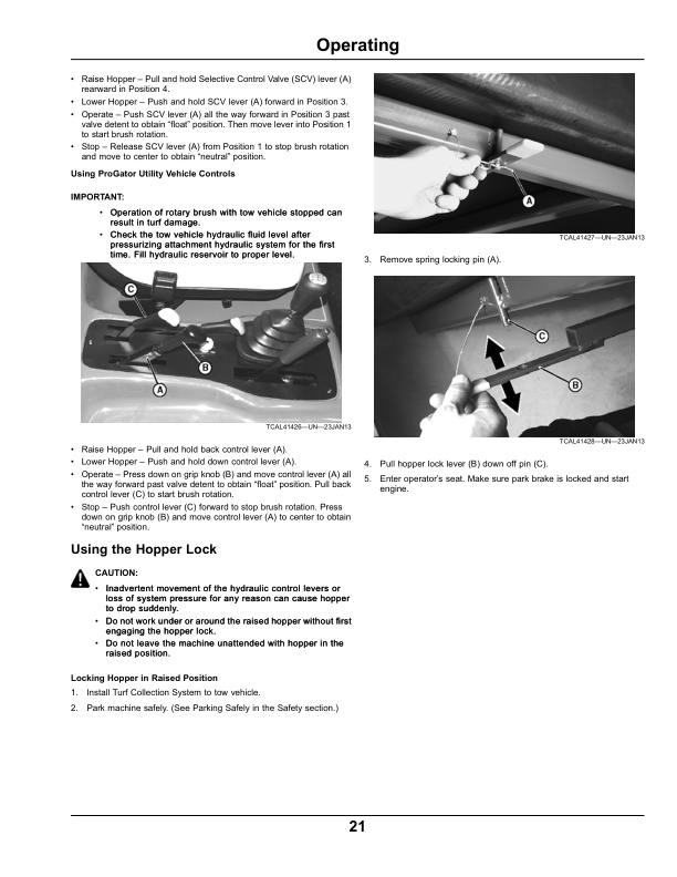John Deere TC125 Turf Collection System Operator's Manual (OMTCU28197) - Image 2