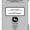John Deere Blower, Rear Bagger 2, 3 Bag Material Collection System (North America) (040001-) Operator's Manual (OMTCU29191E)