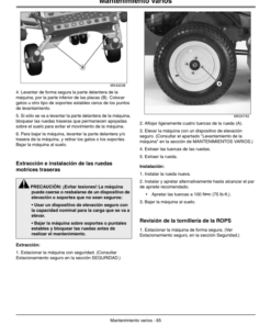 Alternative view of John Deere Z700 Series ZTrak (NA) Operator's Manual (OMTCU30420)