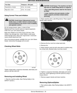Alternative view of John Deere 1200A Bunker Rake (NA) Operator's Manual (OMTCU30901)