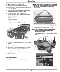 Alternative view of John Deere TD100 Top Dresser (North American) Operator's Manual (OMTCU30917)