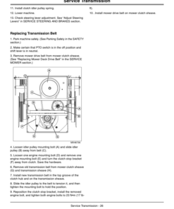 Alternative view of John Deere WG32A, WG36A, WG48A Commercial Walk-Behind Mower North America (010001-030000) Operator's Manual (OMTCU30940)