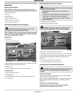 Alternative view of John Deere 600L High Dump Material Collection System (150001-) Operator's Manual (OMTCU31162)