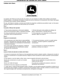 Alternative view of John Deere QuikTrak Pro 647A, 657A, 667A (NA) Operator's Manual (OMTCU31830)