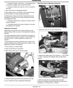 Alternative view of John Deere 180SL, 220SL & 260SL Walk-Behind Greens Mowers Export Edition (030001-040000) Operator's Manual (OMTCU32832)