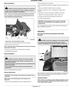 Alternative view of John Deere 13-Bushel Dump From Seat Material Collection System Operator's Manual (OMTCU33464)