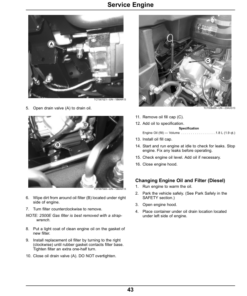 Alternative view of John Deere 2500B & 2500E Hybrid Riding Greens Mower Operator's Manual (OMTCU33545)