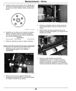 Alternative view of John Deere 1200A Bunker & Field Rake North America (230001-) Operator's Manual (OMTCU33648)