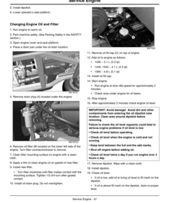 Alternative view of John Deere Front Mower 1435, 1445 (110001-), 1545 (090001-), 1565 (100001-) Series II Operator's Manual (OMTCU33870)
