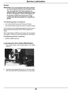 Alternative view of John Deere 2030A ProGator Export Edition (075001-080000) Operator's Manual (OMTCU37316)